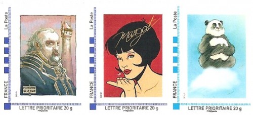 Pré-commandes des timbres de juillet, août et septembre de la collection 2012