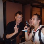 Corin Nemec (Parker Lewis, Jonas Quinn) aux prises avec le Mc Clane de la rédaction