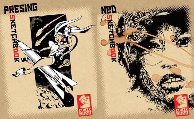 Sketchbooks de Comix Buro : Bill Presing et Ned