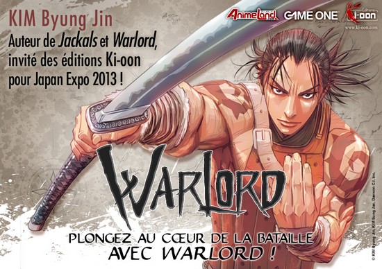 L’auteur de Warlord et Jackals présent à Japan Expo