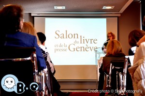 Bulle d’Encre à l’ambassade de Suisse pour la conférence de presse du Salon du Livre de Genève