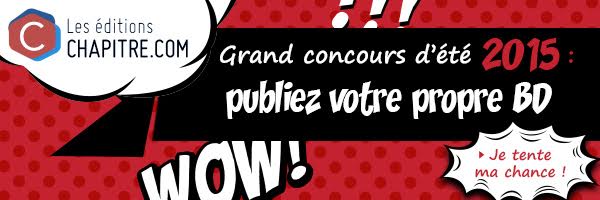 Grand concours de BD avec le site Chapitre.com