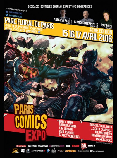 Paris Comics Expo 2016 : le programme