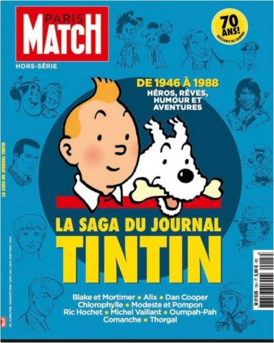 La Saga du journal Tintin, un hors-série de Paris Match