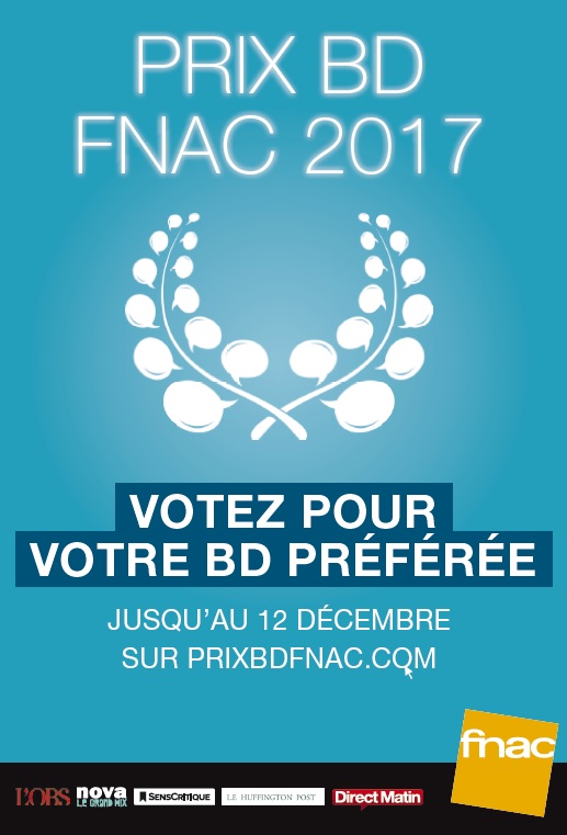 Prix de la BD Fnac 2017 – Annonce du lauréat… et concours !