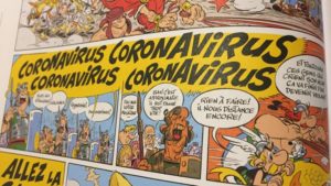 Le coronavirus déjà présent dans Astérix en 2017 !!!