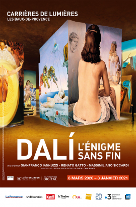 « Dalí, l’énigme sans fin & Gaudí, architecte de l’imaginaire » – Carrières de Lumières, Les Baux-de-Provence – Du 6 mars 2020 au 3 janvier 2021