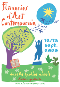 Flâneries d’Art Contemporain 2020 –  12 & 13 Septembre 2020 – Aix-en-Provence