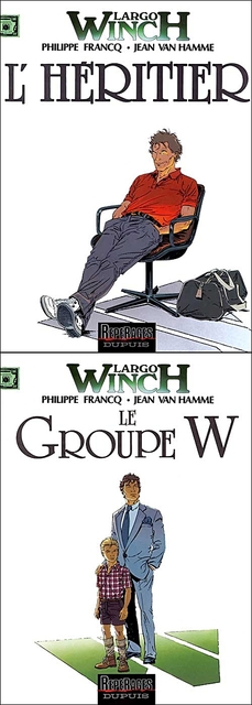 Largo Winch T1 & T2 (Van Hamme, Francq, Alluard) – Dupuis – 10,40€