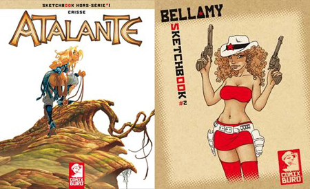 Sketchbooks de Comix Buro : HS Atalante et Bruno Bellamy