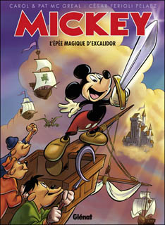 Mickey : L’Epée magique d’Excalidor (P. & C. McGreal, Ferioli Pelaez) – Glénat – 10,50€