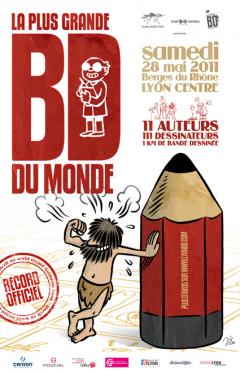 Au bord du Rhône, une BD géante