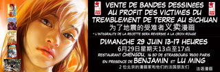 Une vente de BD caritative pour le Sichuan